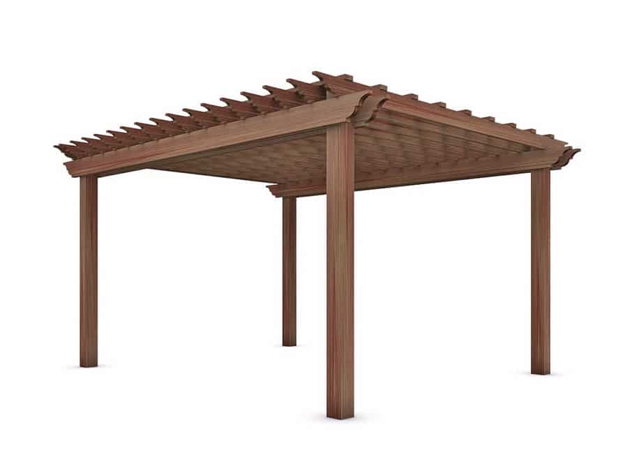 perectly 3d designed pergola for memphis backyard construction by 1 handy craftsman